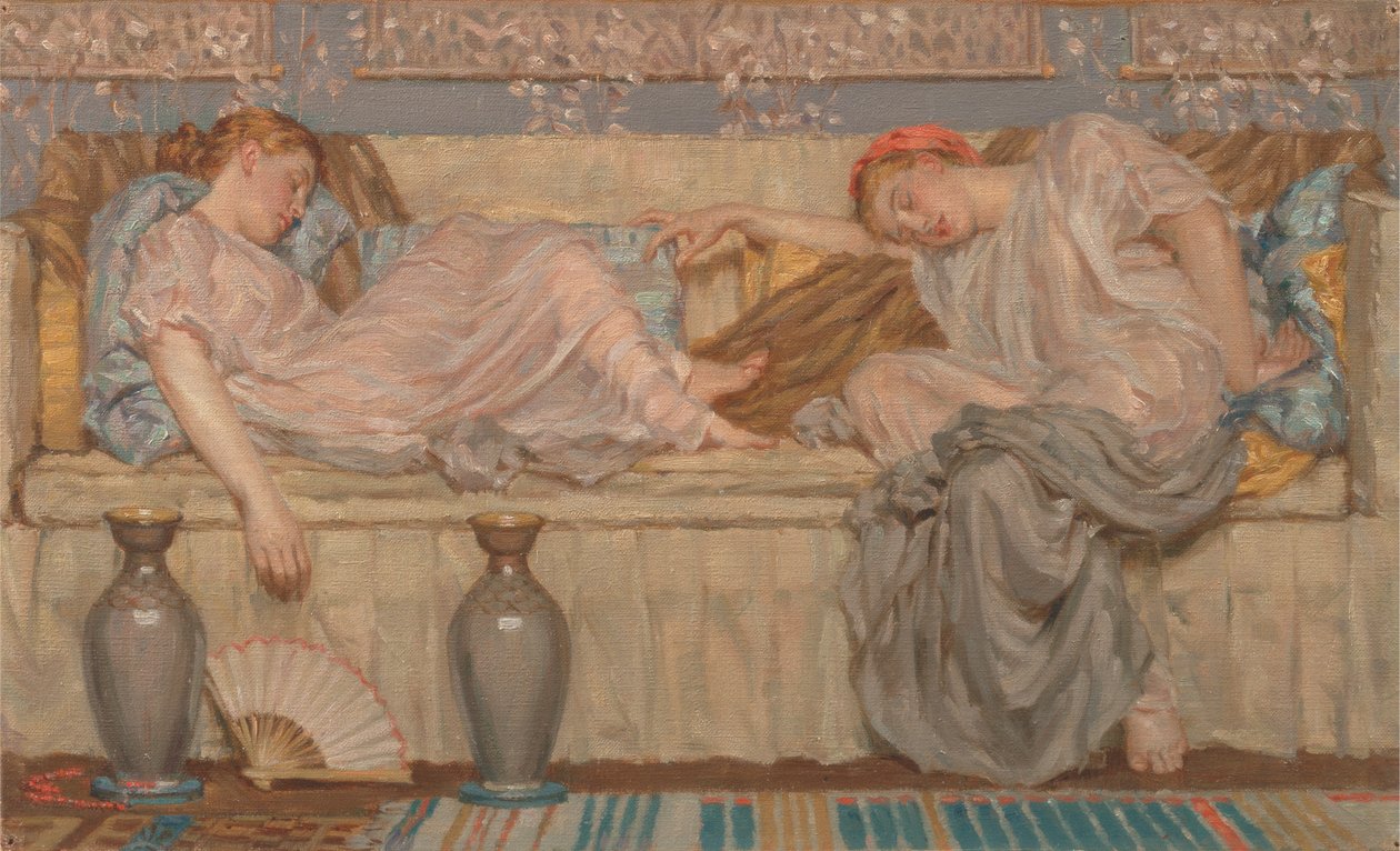Koraliki (studium) autorstwa Albert Joseph Moore