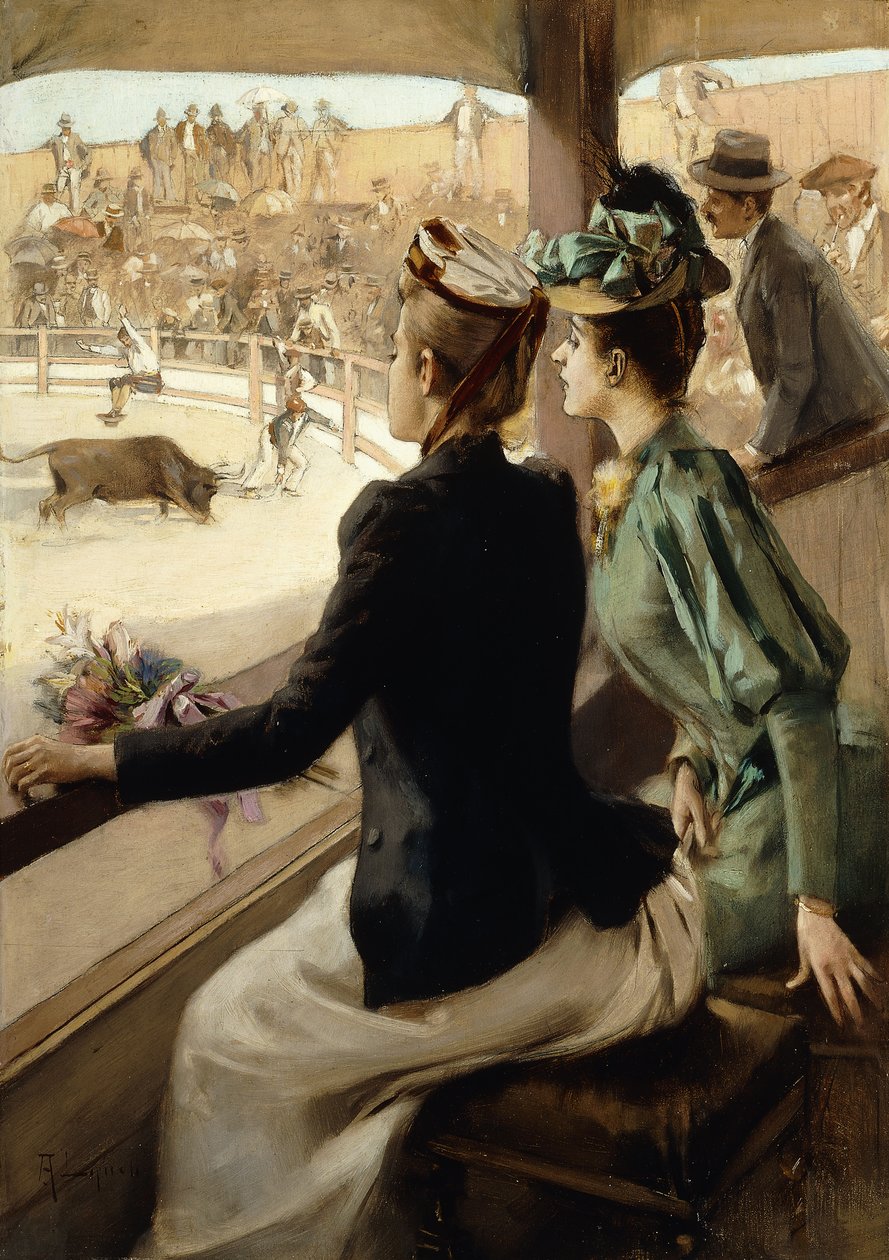 W walce byków, autorstwa Albert Lynch