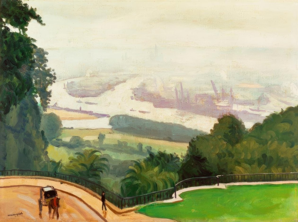 Port w Rouen autorstwa Albert Marquet