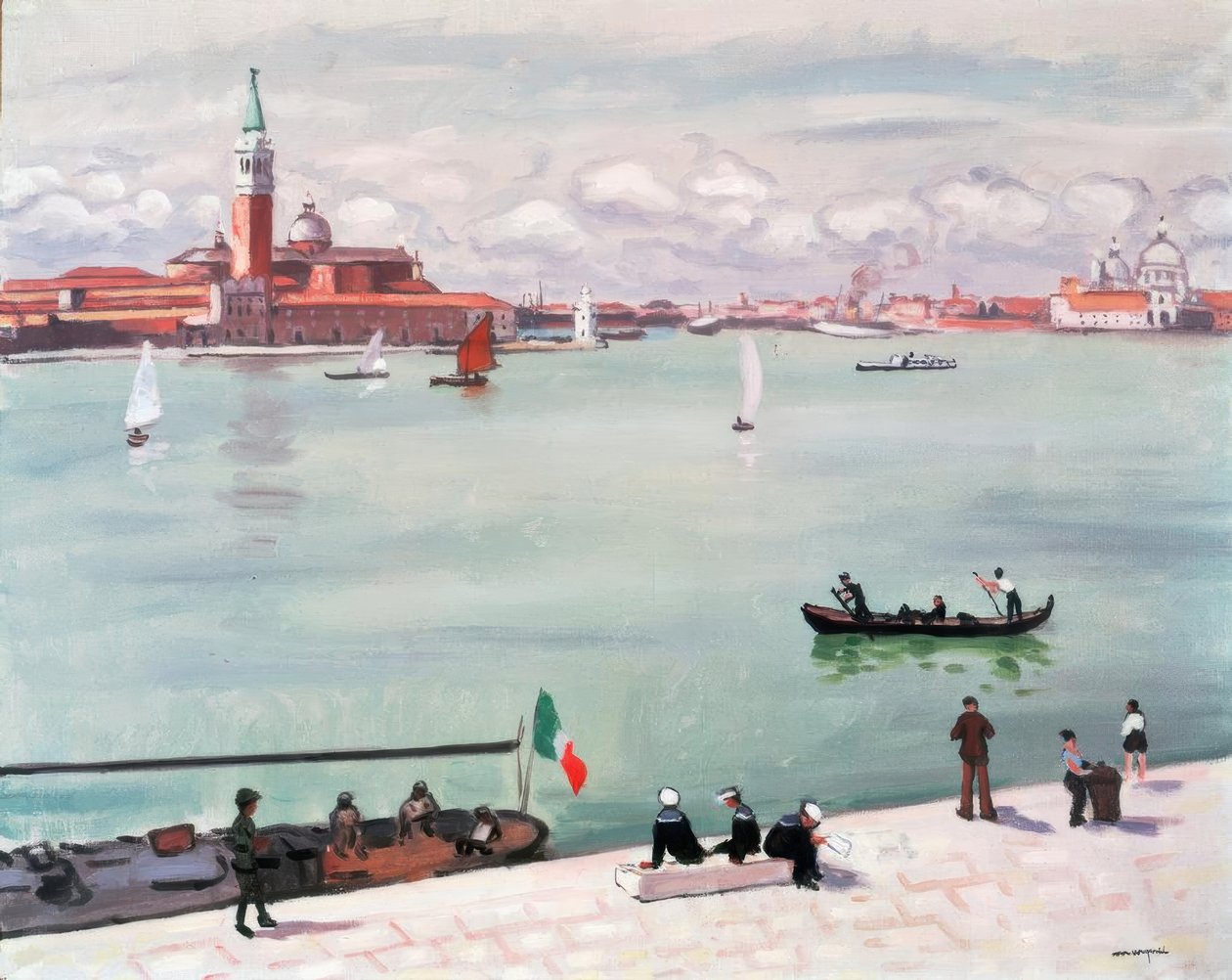 Św. Jerzy, Wenecja autorstwa Albert Marquet