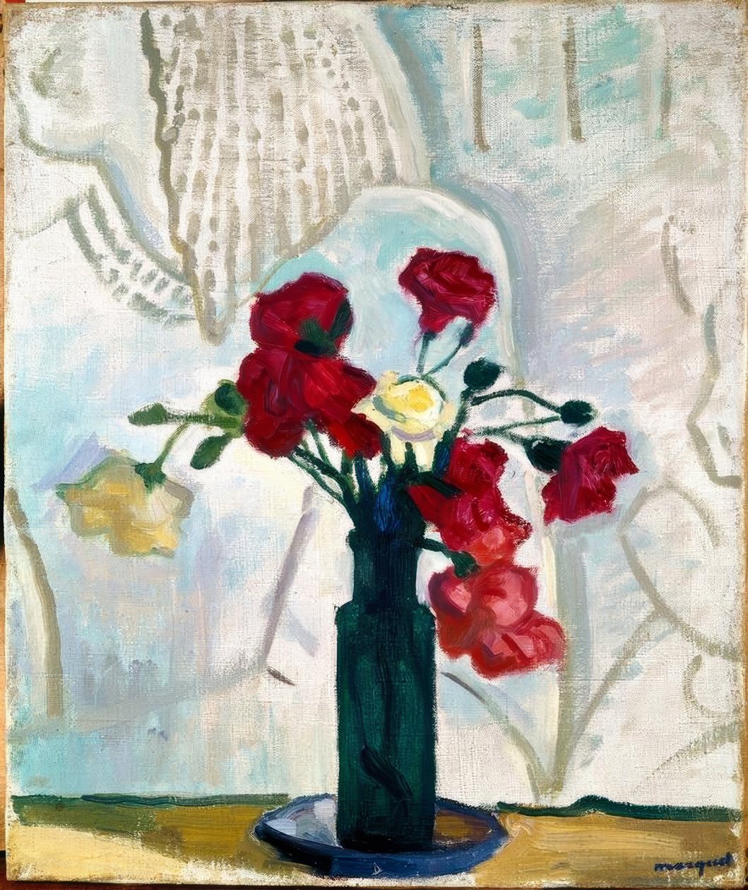 Martwa natura z goździkami autorstwa Albert Marquet