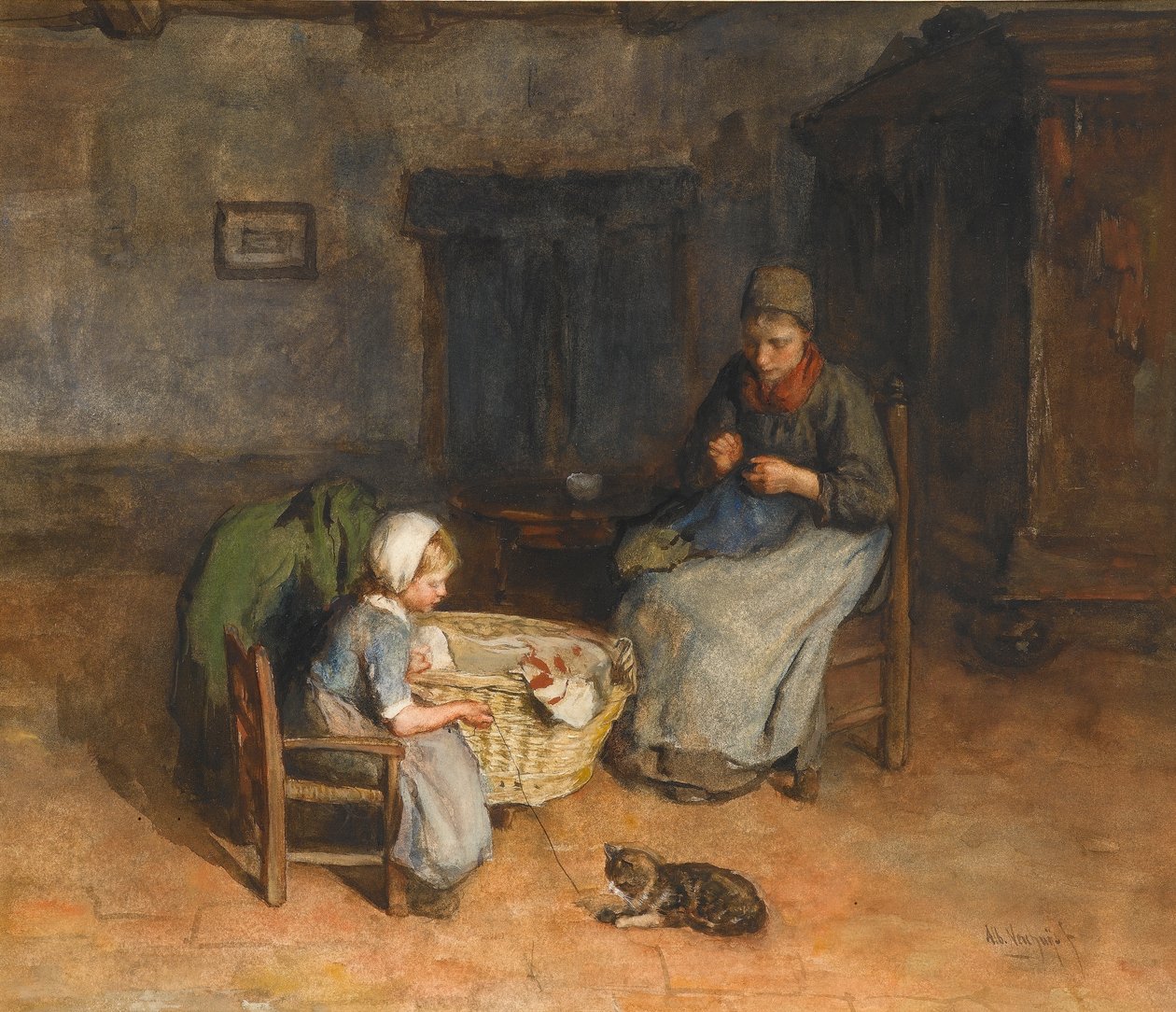 Holenderski Dom (wc na papierze) autorstwa Albert Neuhuys