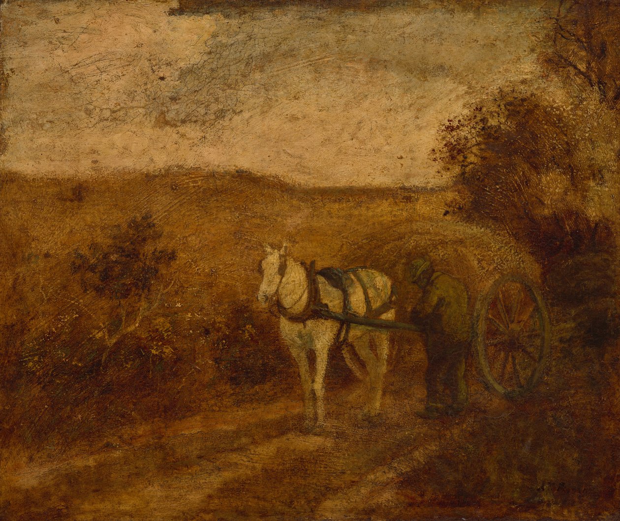Naprawianie uprzęży autorstwa Albert Pinkham Ryder