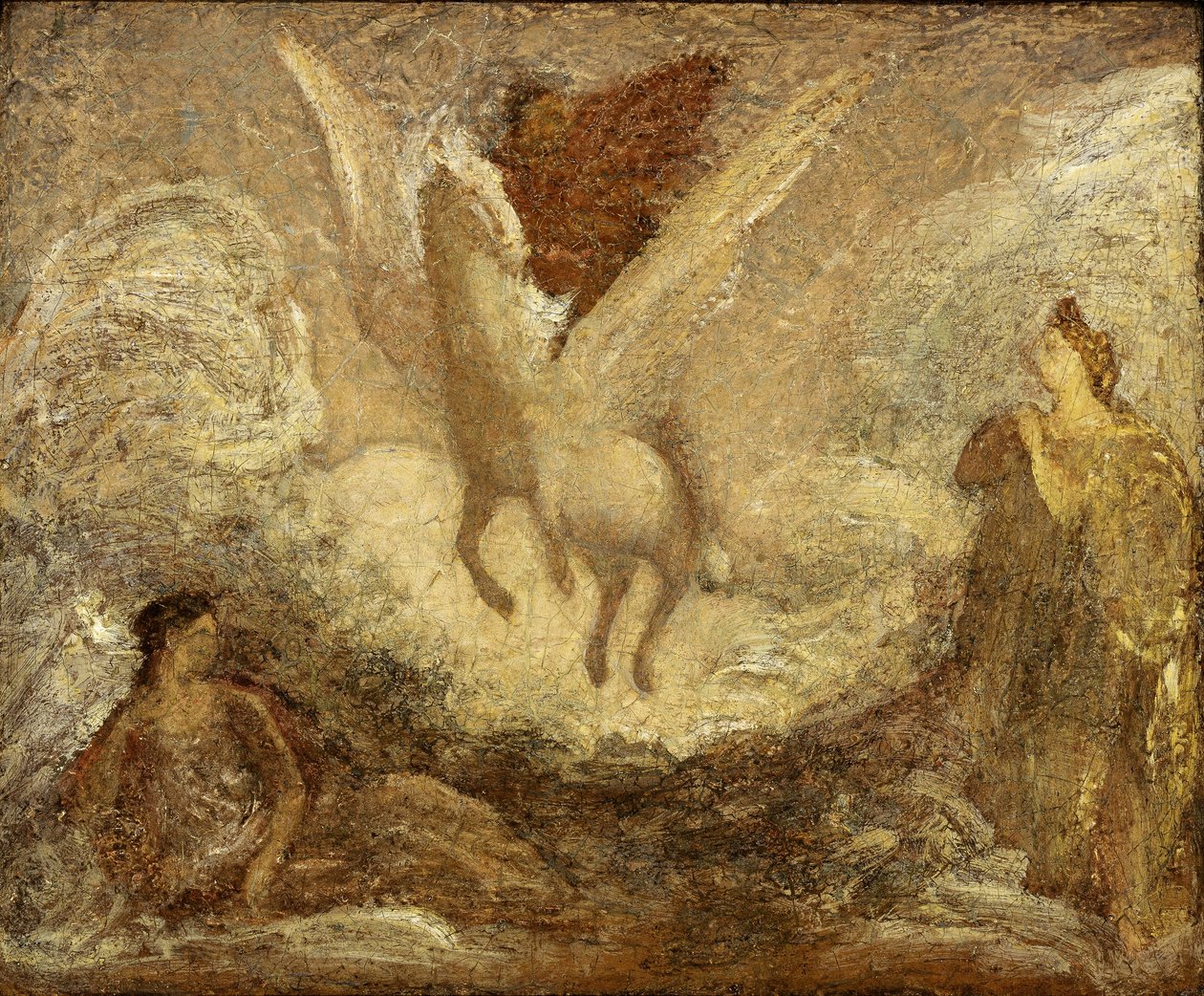 Pegasus odlatuje autorstwa Albert Pinkham Ryder