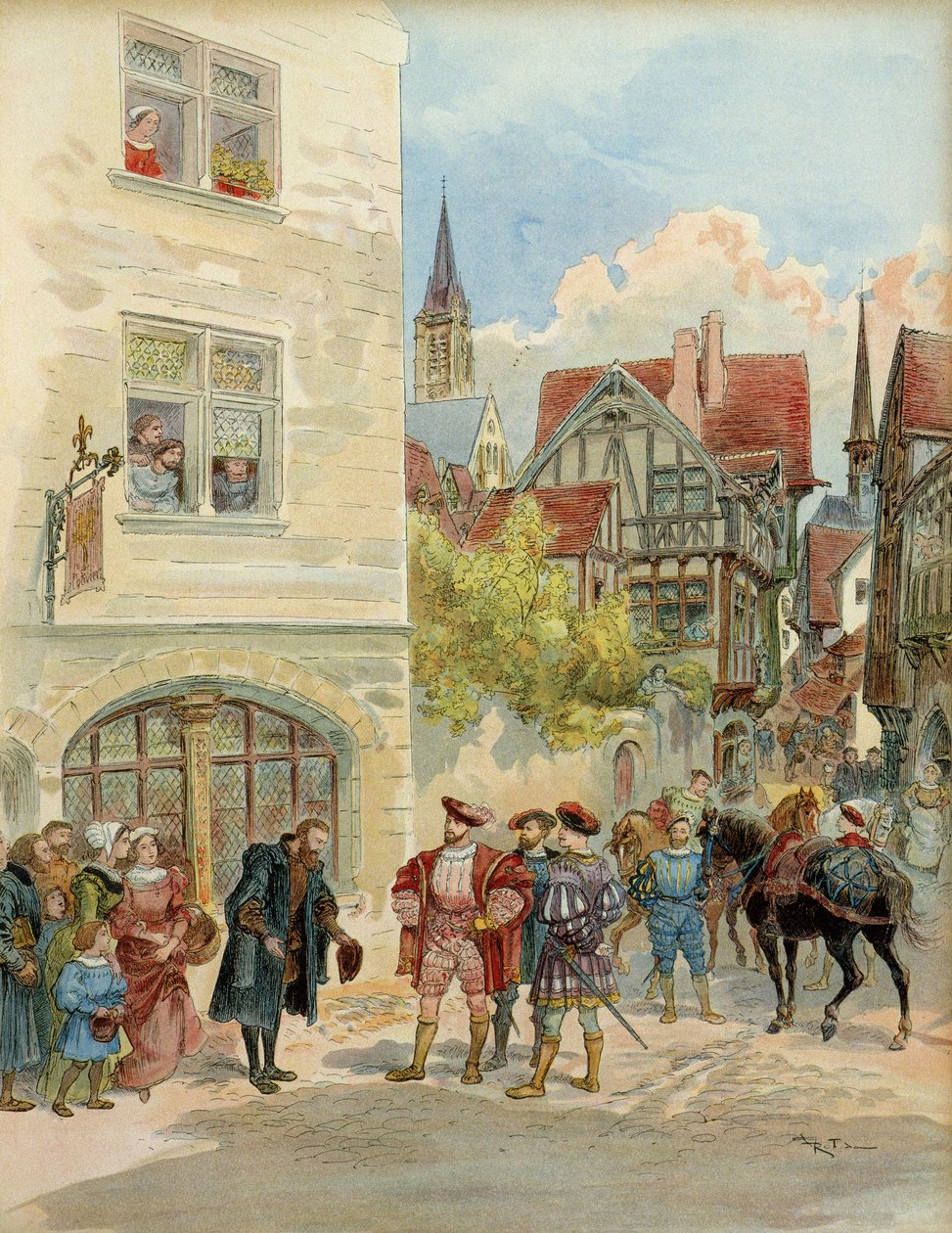 Francois 1er autorstwa Albert Robida