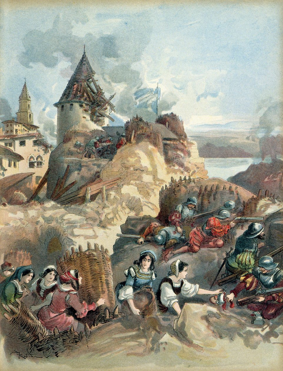 Szósta wojna włoska autorstwa Albert Robida
