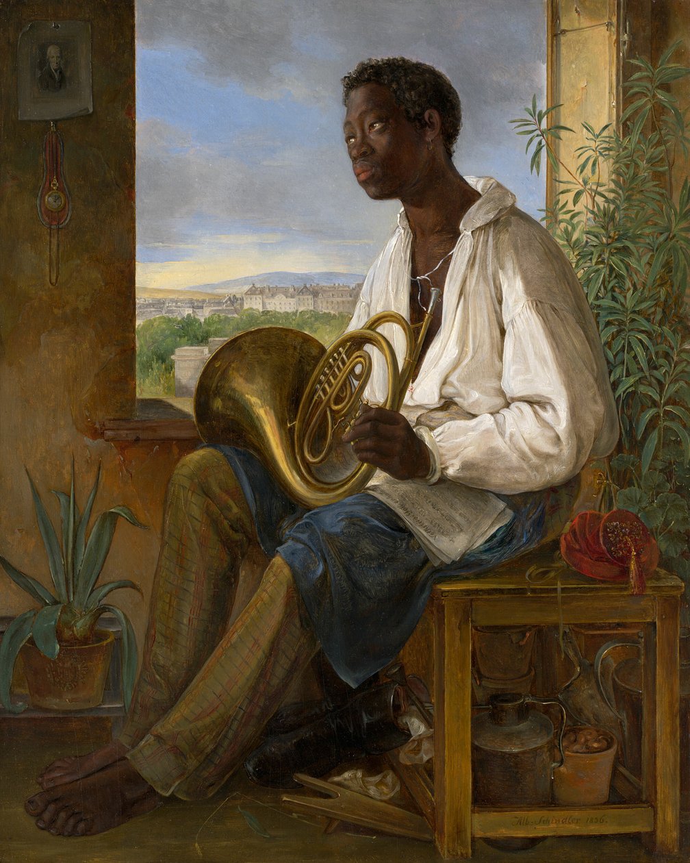 Portret Emmanuela Rio autorstwa Albert Schindler