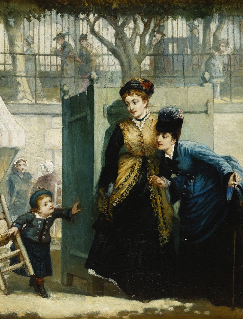 Zabawa w chowanego, 1876 autorstwa Albert Snr. Ludovici