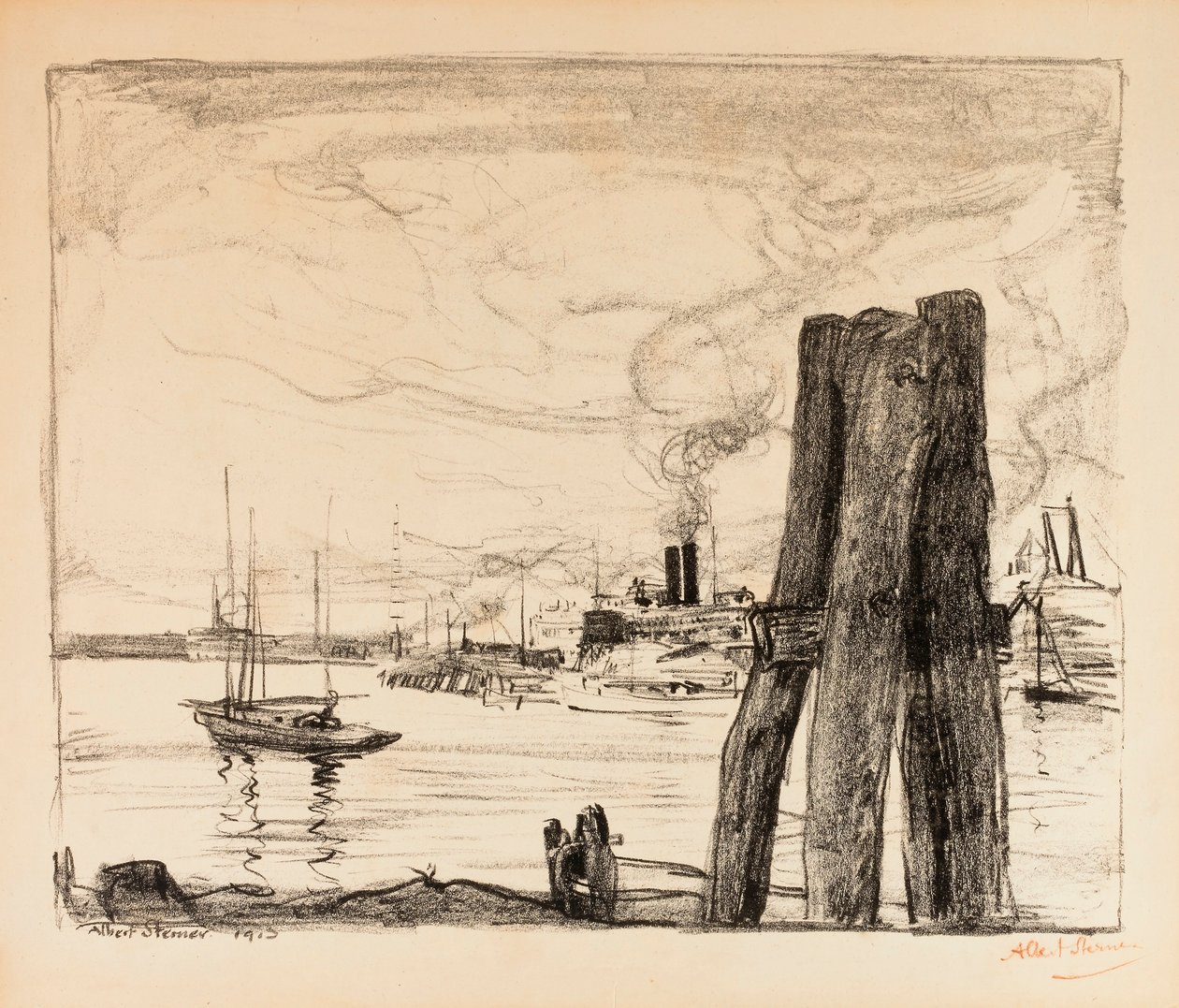 Port autorstwa Albert Sterner