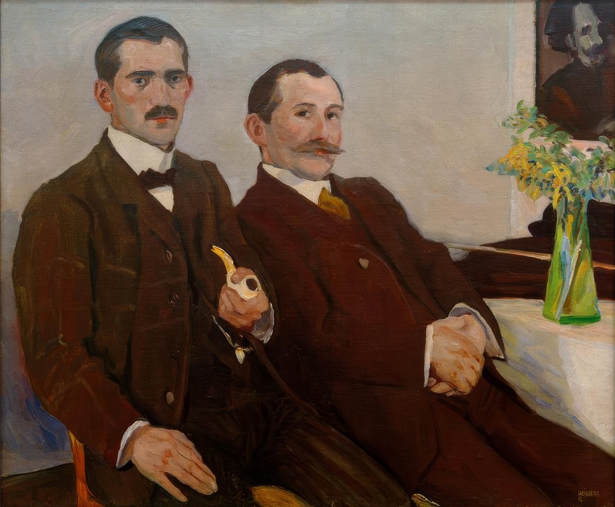 Bracia Alberta Weisgerbera Peter i Fritz autorstwa Albert Weisgerber