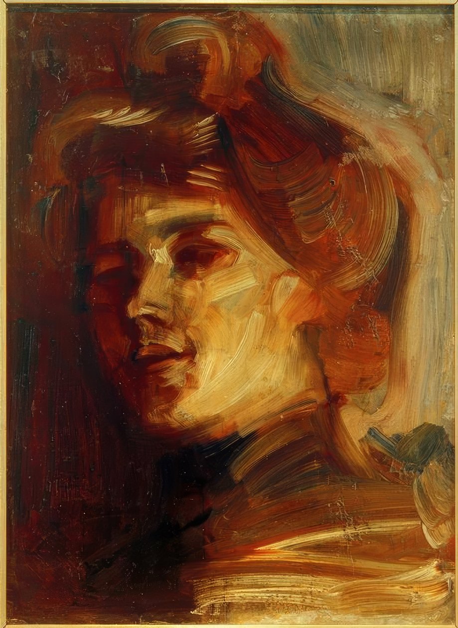 Pani w kapeluszu autorstwa Albert Weisgerber