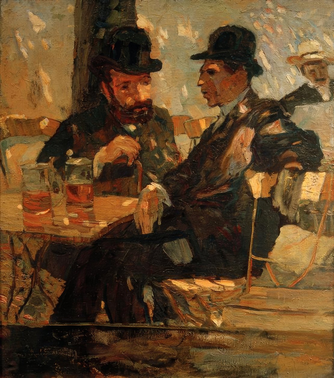 W ogródku piwnym autorstwa Albert Weisgerber
