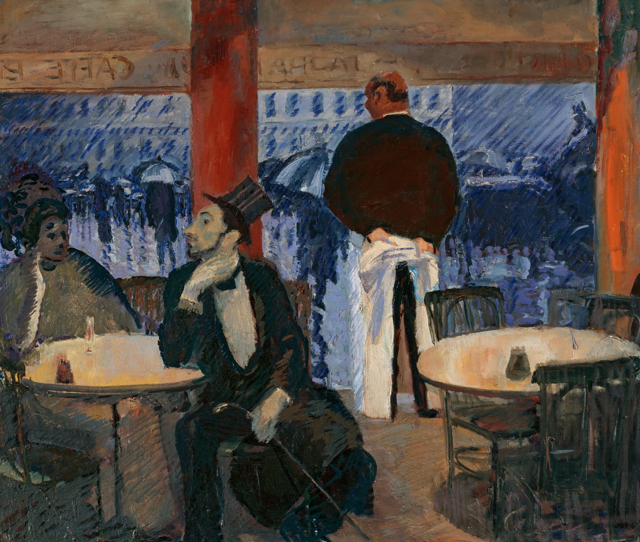 Kawiarnia Paryska autorstwa Albert Weisgerber