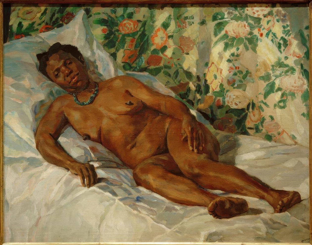 Odpoczynek (odpoczywająca czarna kobieta) autorstwa Albert Weisgerber