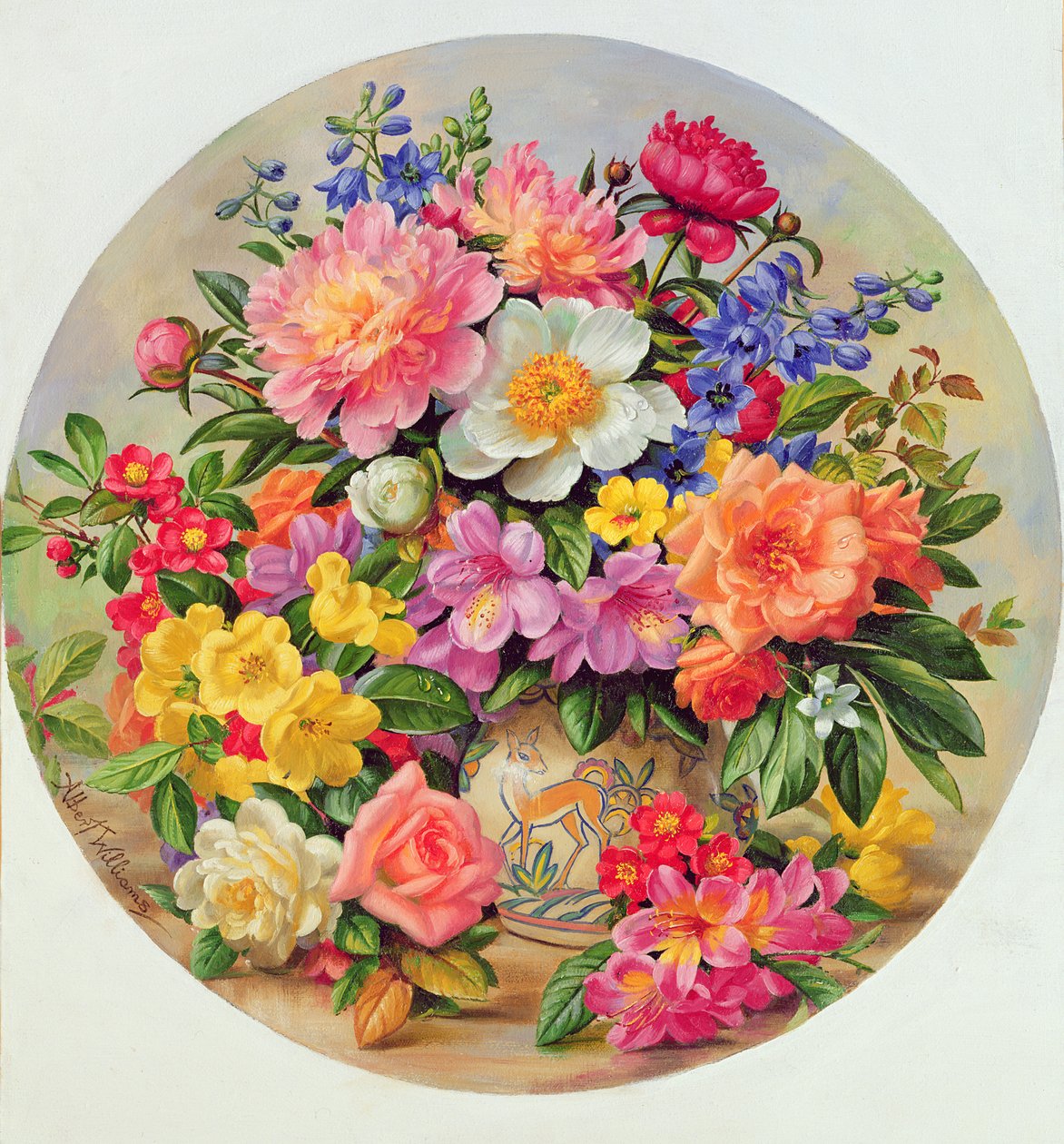 A405C Kwiaty ogrodowe lipca autorstwa Albert Williams