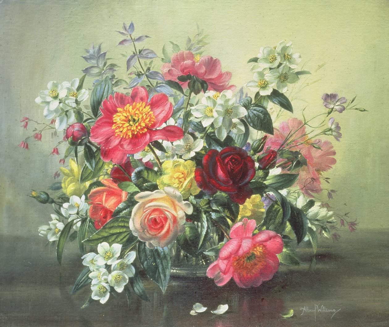 AB311 Kwiaty romantycznego czerwca autorstwa Albert Williams