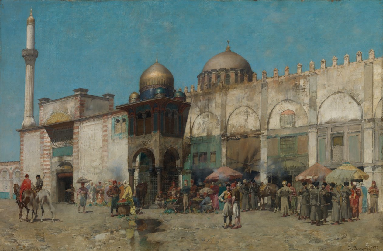 Meczet, 1886. autorstwa Alberto Pasini