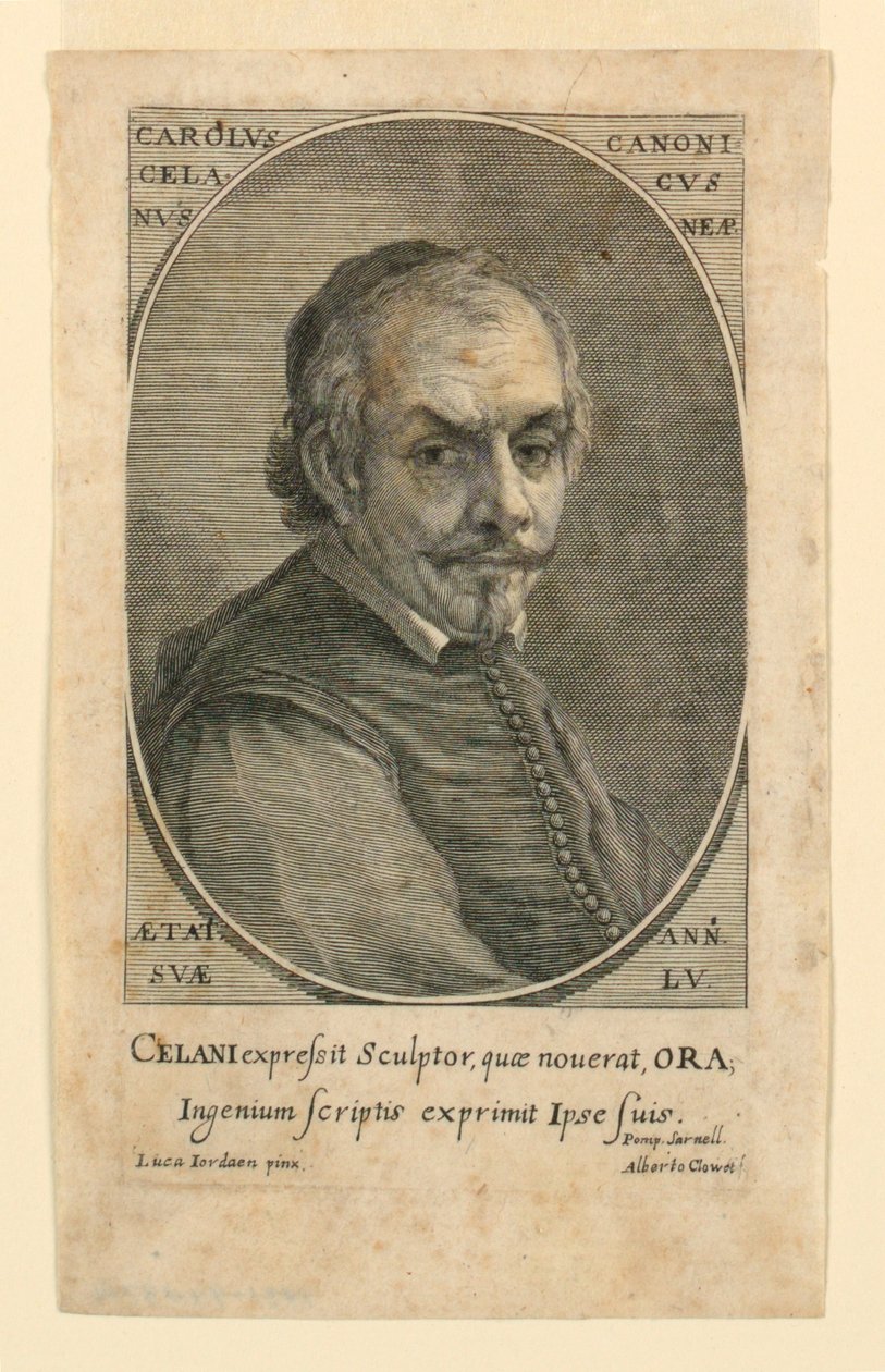 Portret Karola Celanusa (Celani) autorstwa Albertus Clouwet
