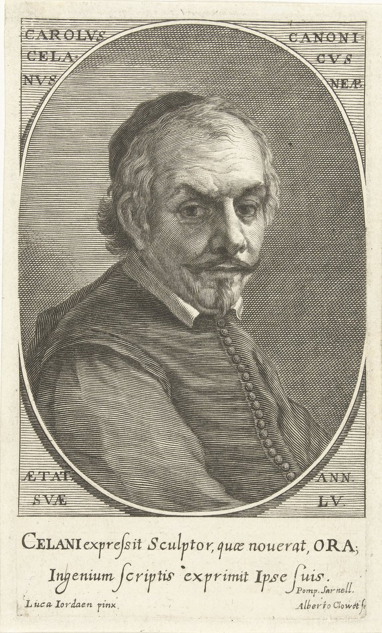Portret Carolusa Celanus autorstwa Albertus Clouwet