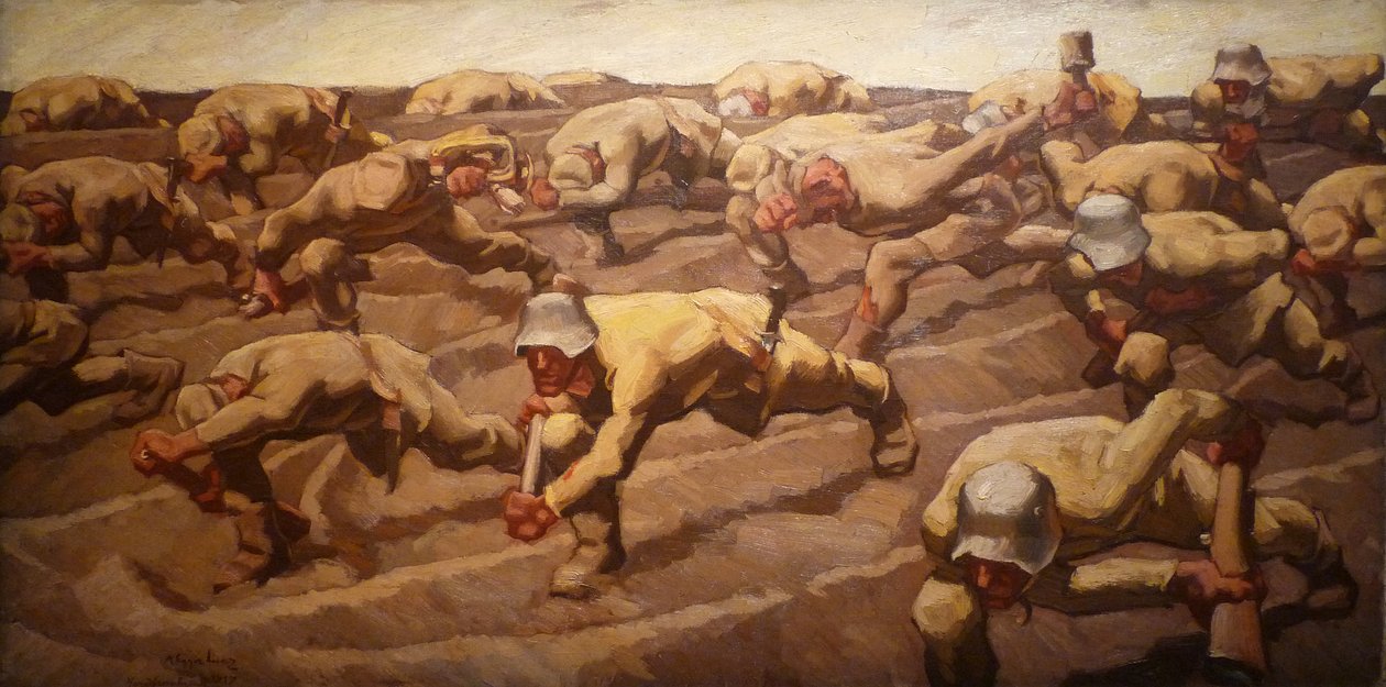 Północna Francja, 1917 autorstwa Albin Egger Lienz