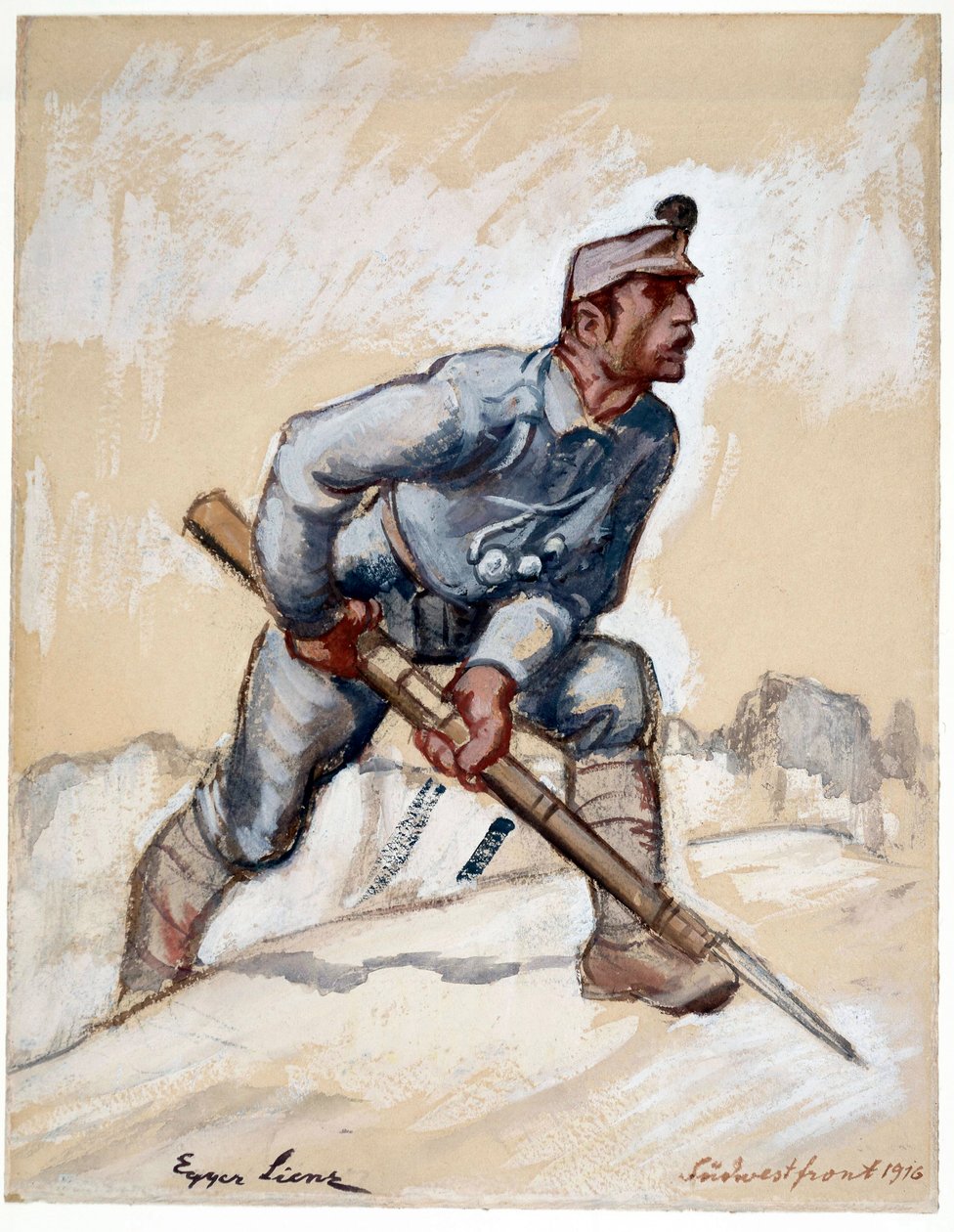 Front południowo-zachodni autorstwa Albin Egger Lienz