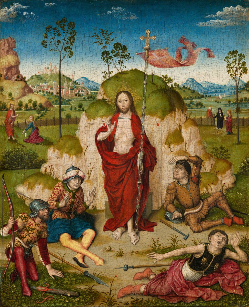 Zmartwychwstanie autorstwa Albrecht Bouts