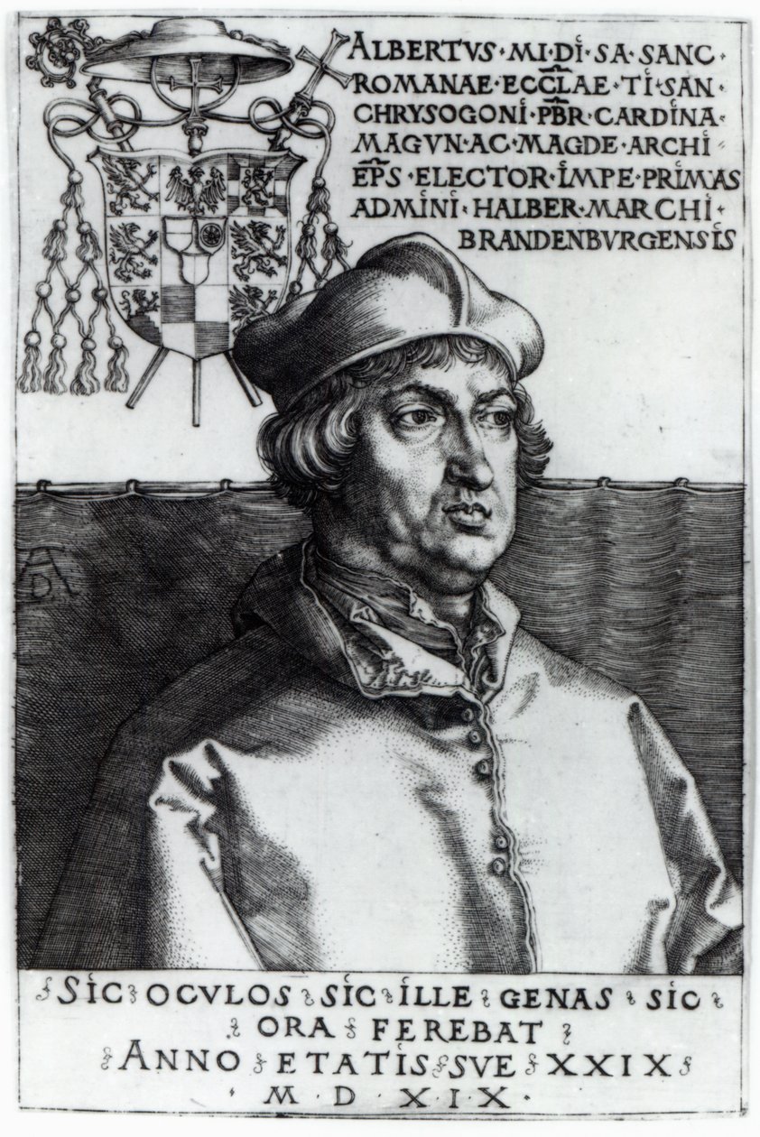 Albrecht Brandenburski, 1519 r. autorstwa Albrecht Dürer