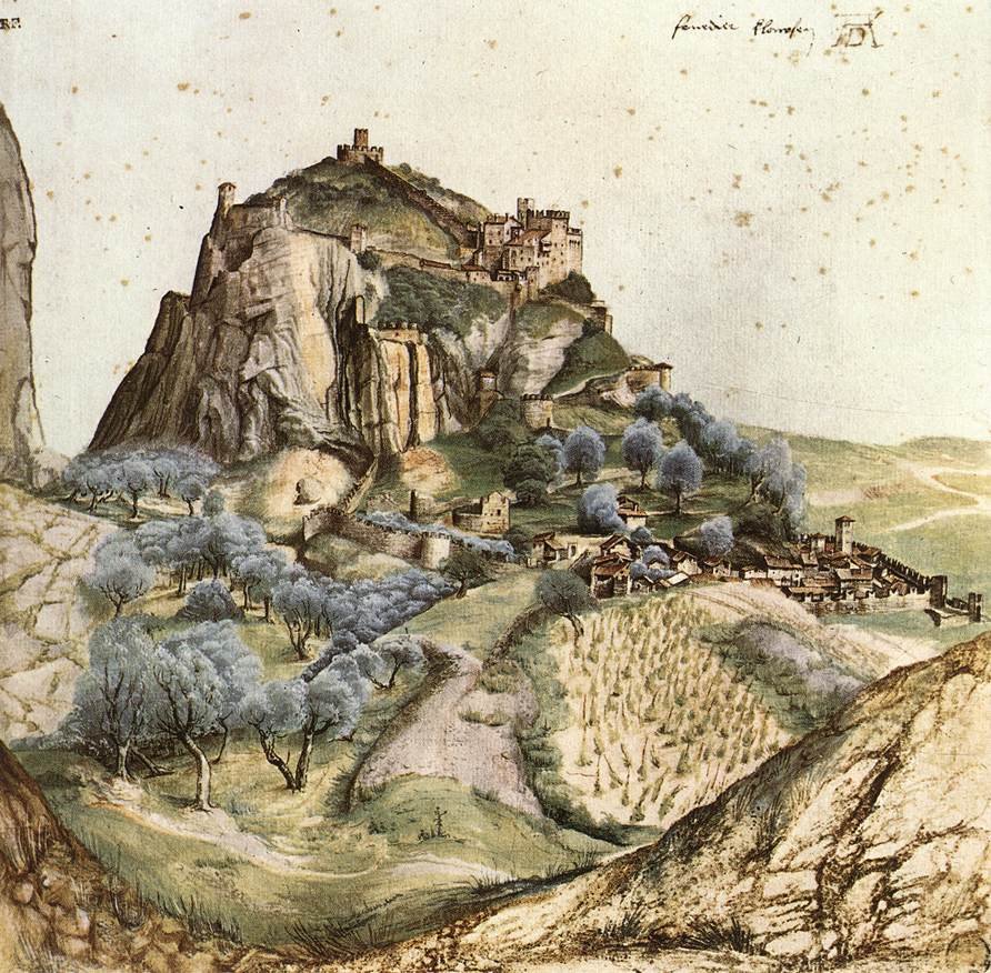 Zamek Die Arco autorstwa Albrecht Dürer