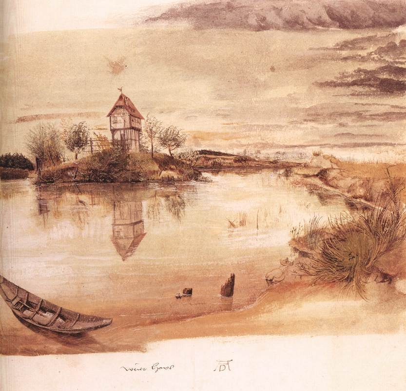 Dom nad stawem autorstwa Albrecht Dürer