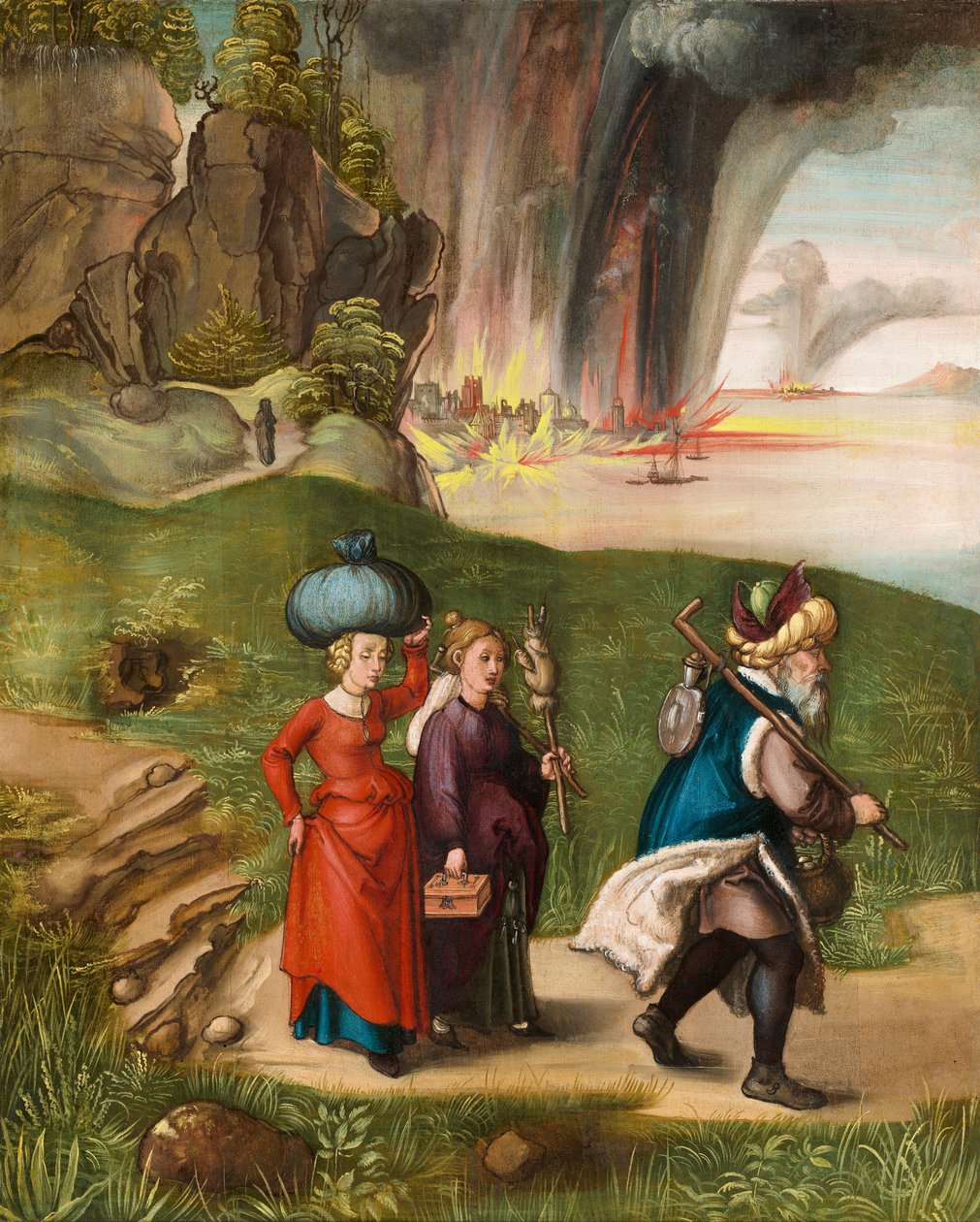 Lot i jego córki autorstwa Albrecht Dürer