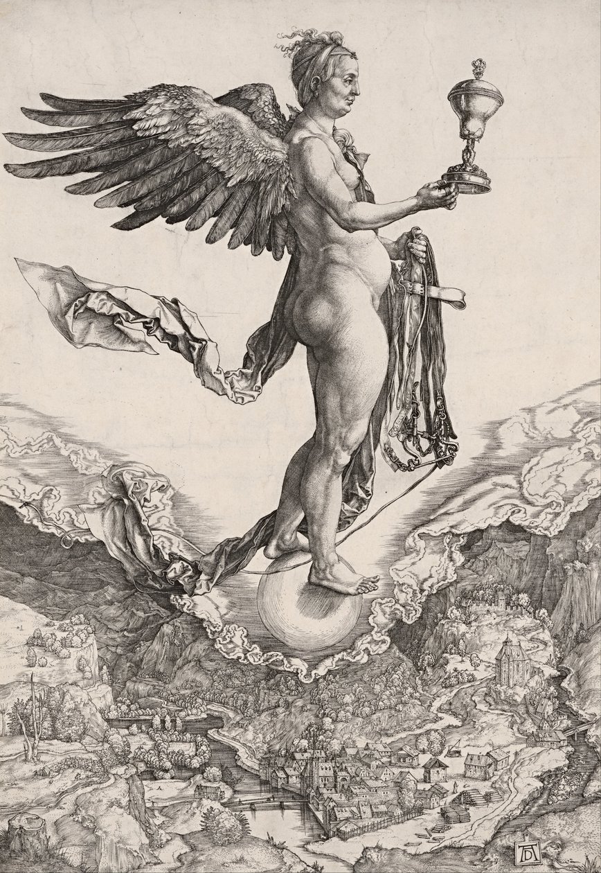 Nemezys autorstwa Albrecht Dürer