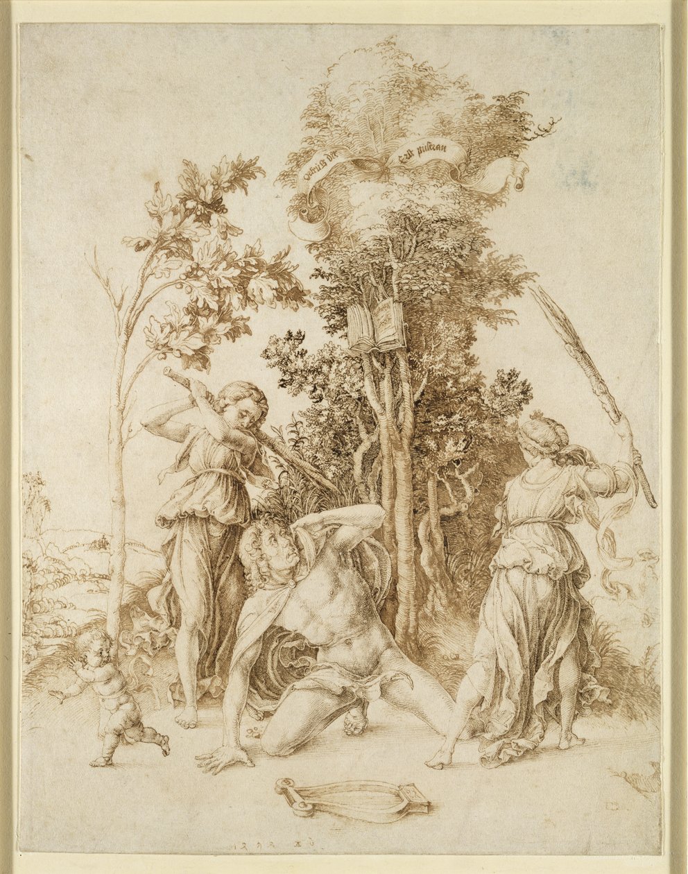 Śmierć Orfeusza, 1494 autorstwa Albrecht Dürer