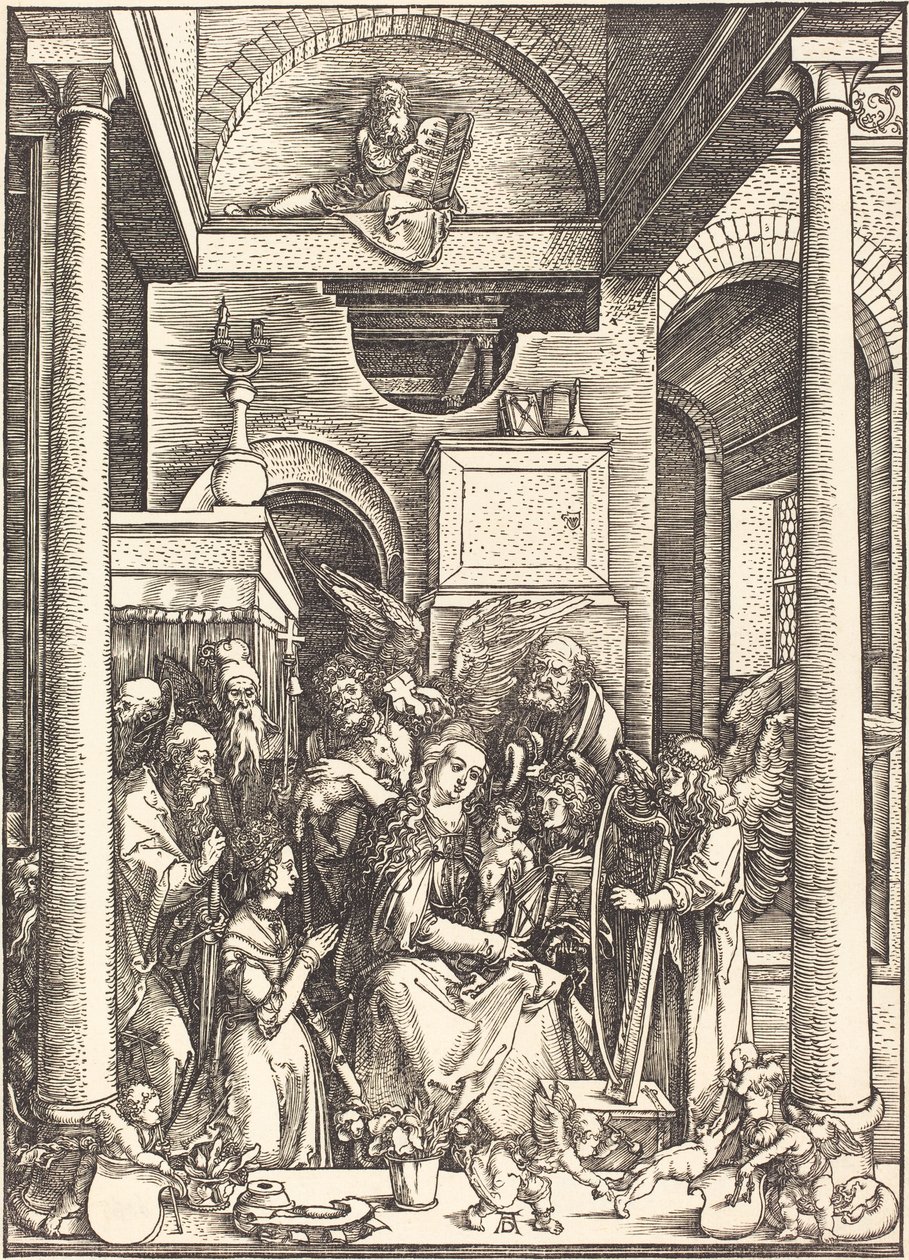 Gloryfikacja Dziewicy autorstwa Albrecht Dürer
