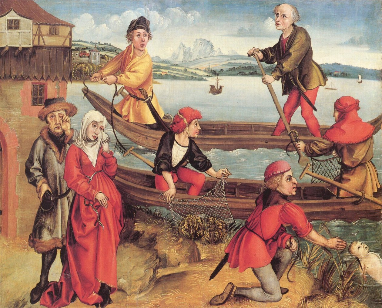 Cudowne uratowanie utopionego chłopca z Bregenz autorstwa Albrecht Dürer