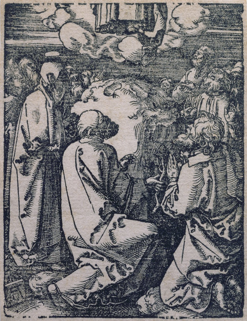 Wniebowstąpienie, 1511 autorstwa Albrecht Dürer