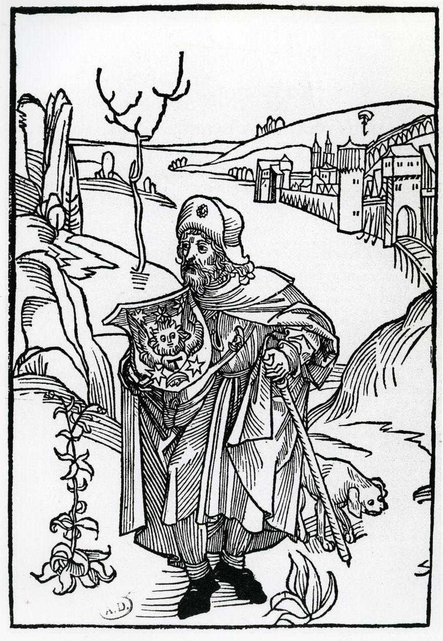 Gerson jako pielgrzym, frontispis do 