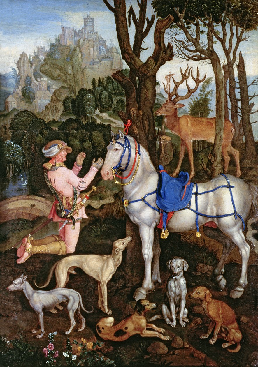 Św.Huberta autorstwa Albrecht Dürer