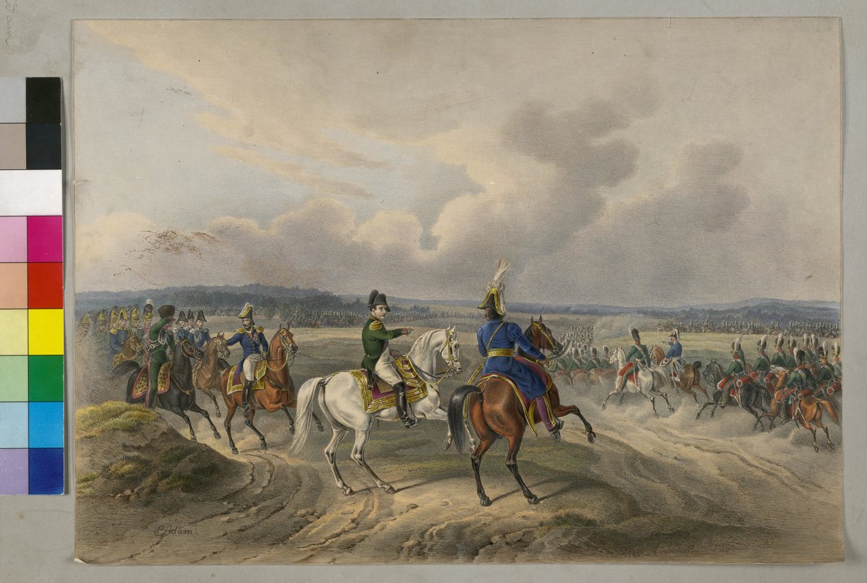 1812 Napoleon I pod Dueną autorstwa Albrecht Adam