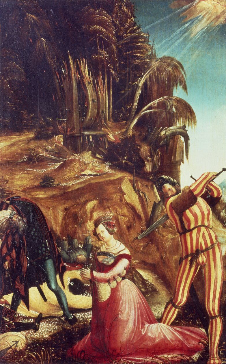 00228 Ścięcie św. Katarzyny, ok. 1505-10 autorstwa Albrecht Altdorfer