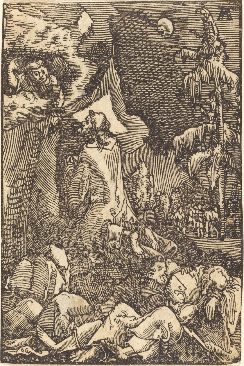 Chrystus na Górze Oliwnej autorstwa Albrecht Altdorfer