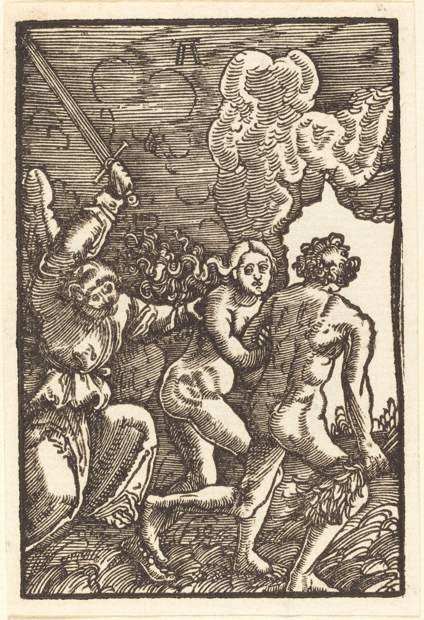 Wypędzenie z raju autorstwa Albrecht Altdorfer