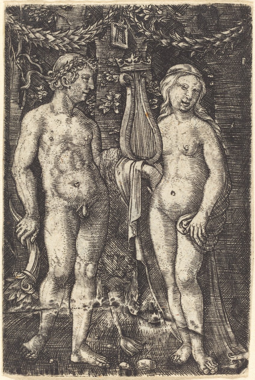 Herkules i muza autorstwa Albrecht Altdorfer