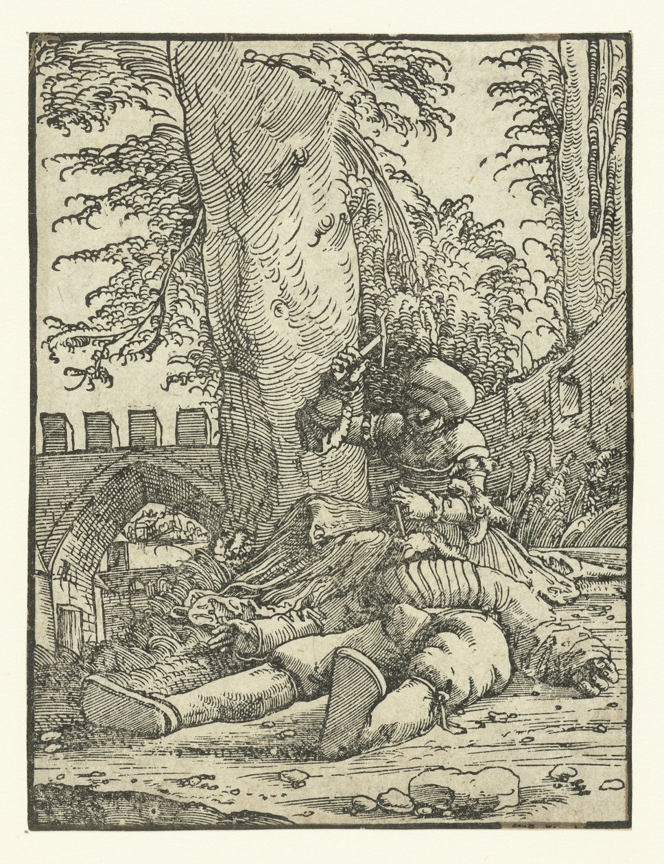 Jael zabija Sisera autorstwa Albrecht Altdorfer
