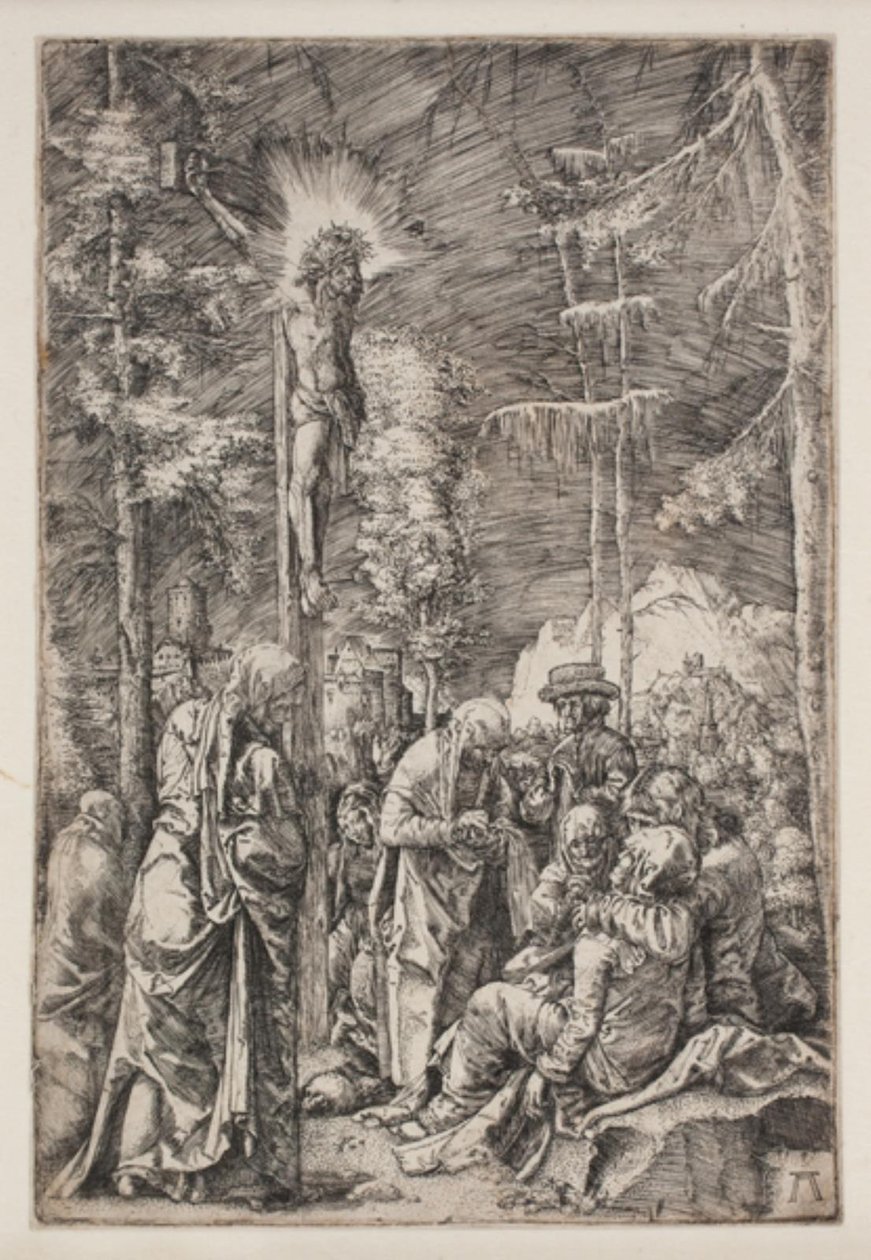 Chrystus na krzyżu autorstwa Albrecht Altdorfer