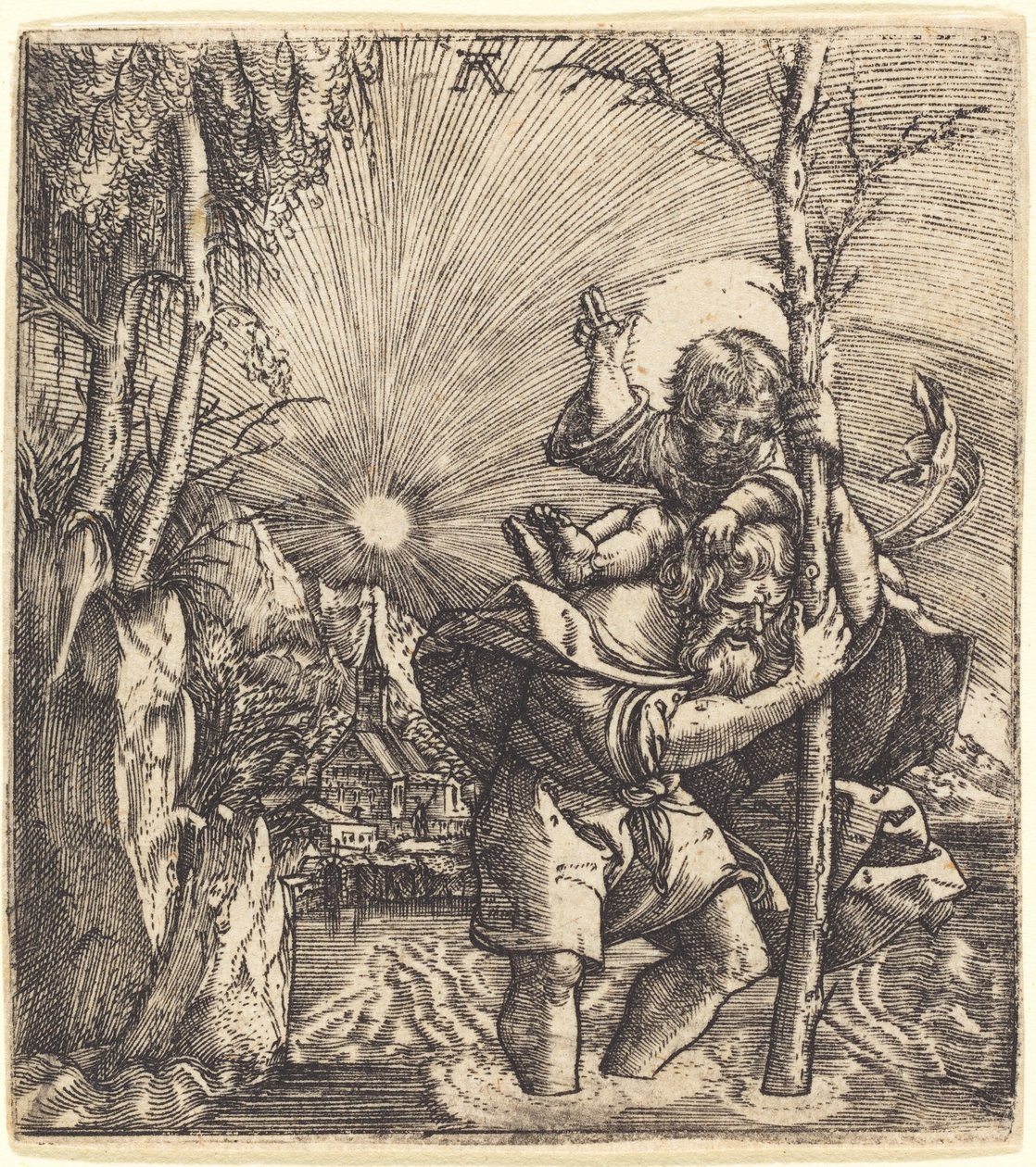 Święty Krzysztof autorstwa Albrecht Altdorfer