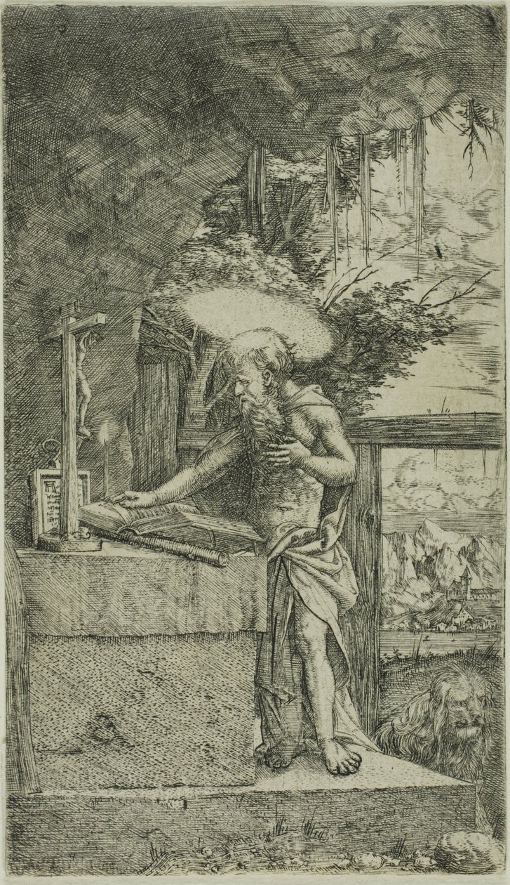 Czytanie św. Hieronima autorstwa Albrecht Altdorfer