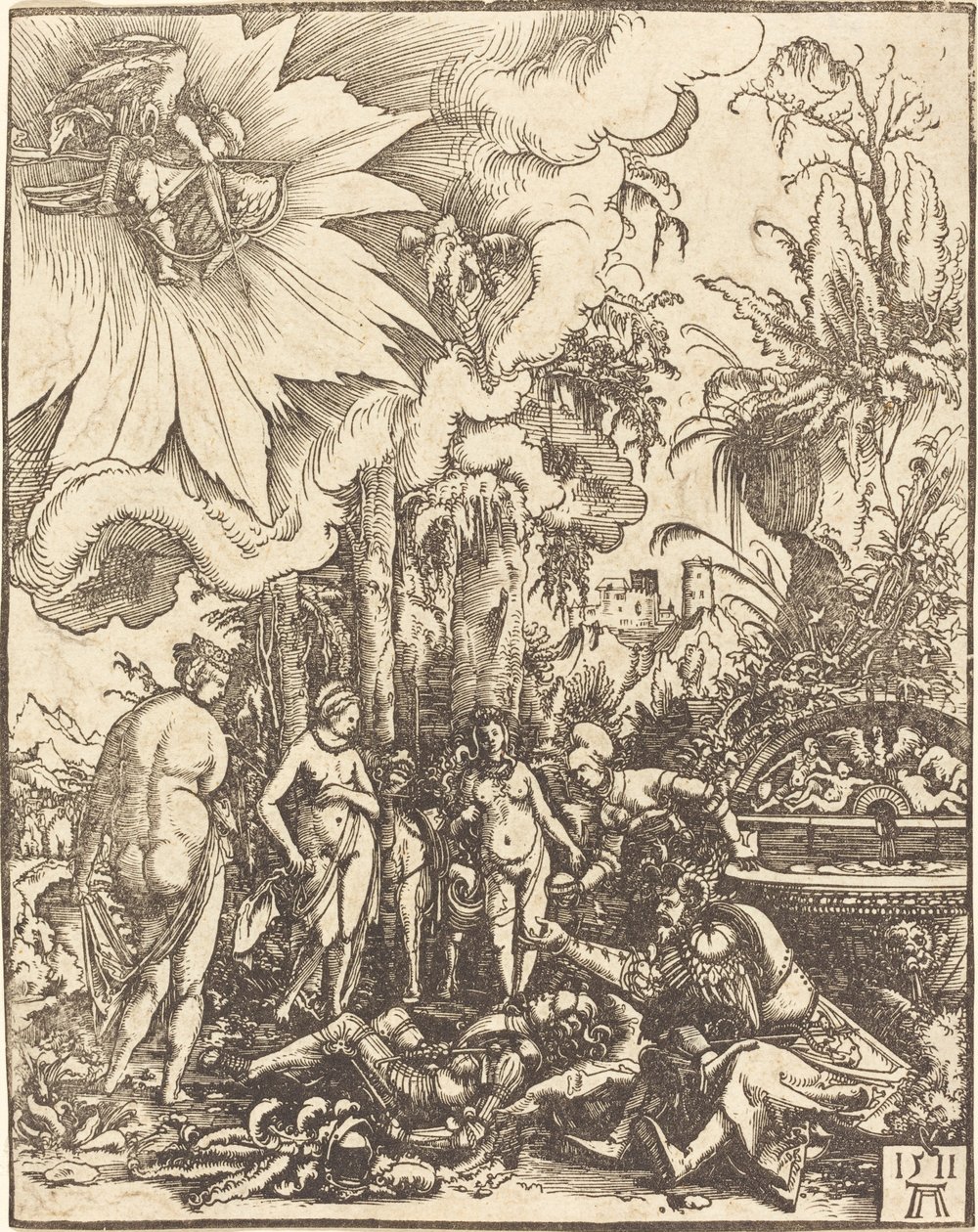 Wyrok Paryża autorstwa Albrecht Altdorfer