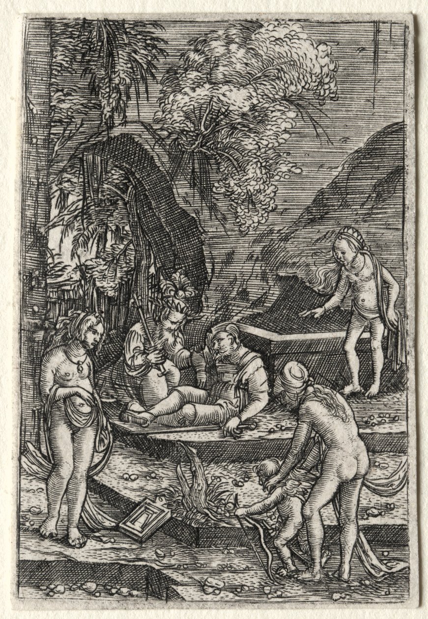 Wyrok Paryża, 1511. autorstwa Albrecht Altdorfer
