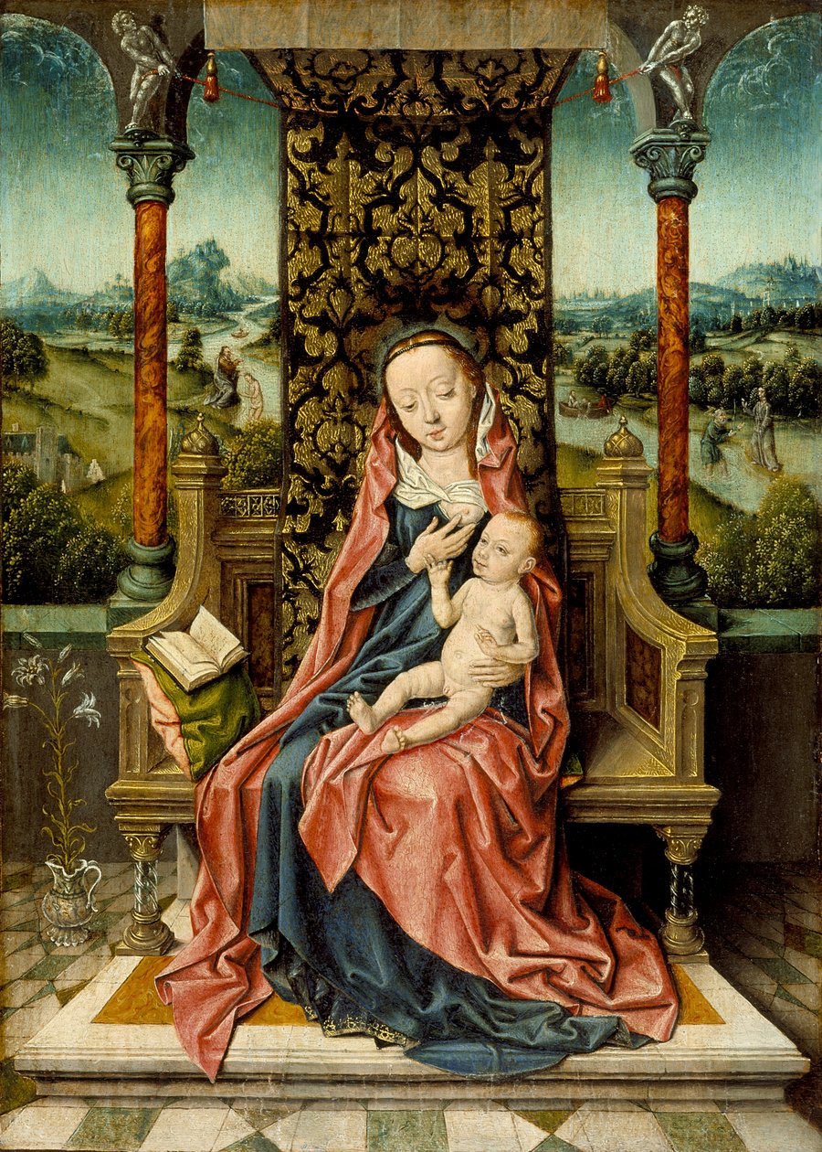 Madonna z Dzieciątkiem, ok. 1510 r. autorstwa Albrecht Bouts
