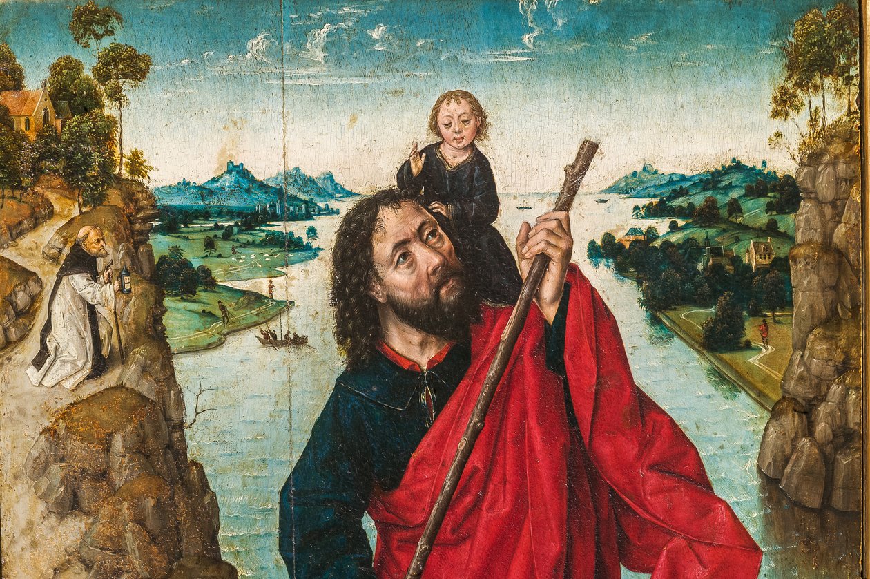 Św. Krzysztof, fragment 2384596 autorstwa Albrecht Bouts